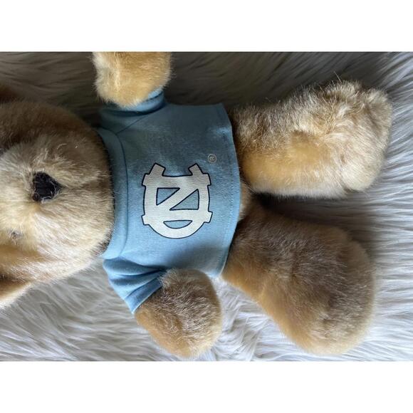Plush Teddy Bear with Blue UNC Shirt - Picture 3 of 7